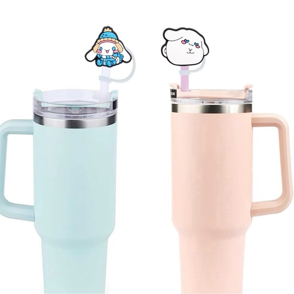 10Mm Straw Topper Stanley Cup, 10Pcs Cartoon Straw Cover Cap for Stanley Tumb - Picture 2 of 12